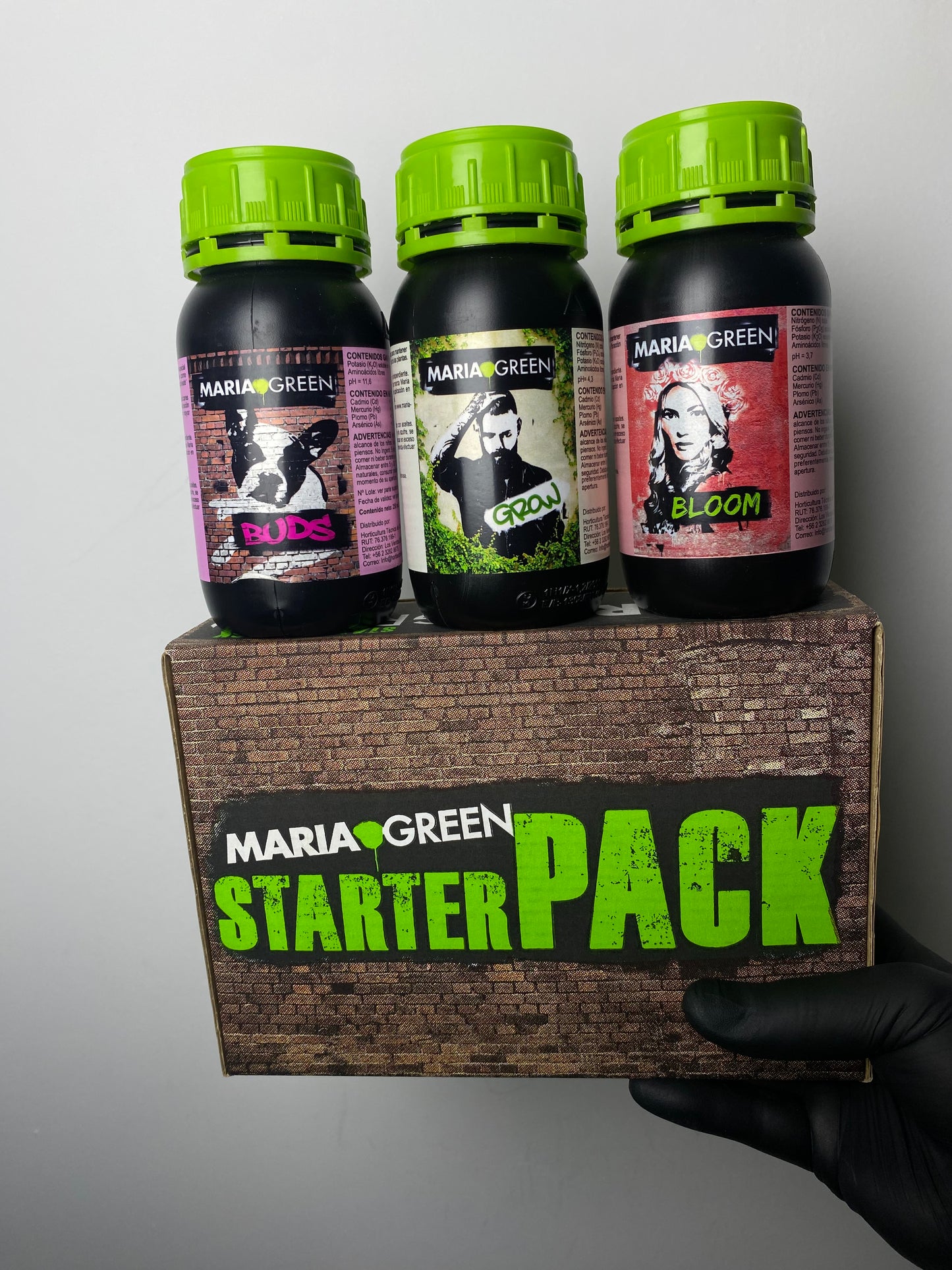 Starter Pack (crecimiento, floracion y engorde) - Mariagreen